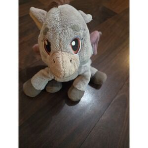 Shrek Dronkey Plush Dragon Donkey Baby Gray Universal Studios Toy 2007 8"